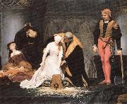 Paul Delaroche The execution of Lady Jane Grey china oil painting reproduction